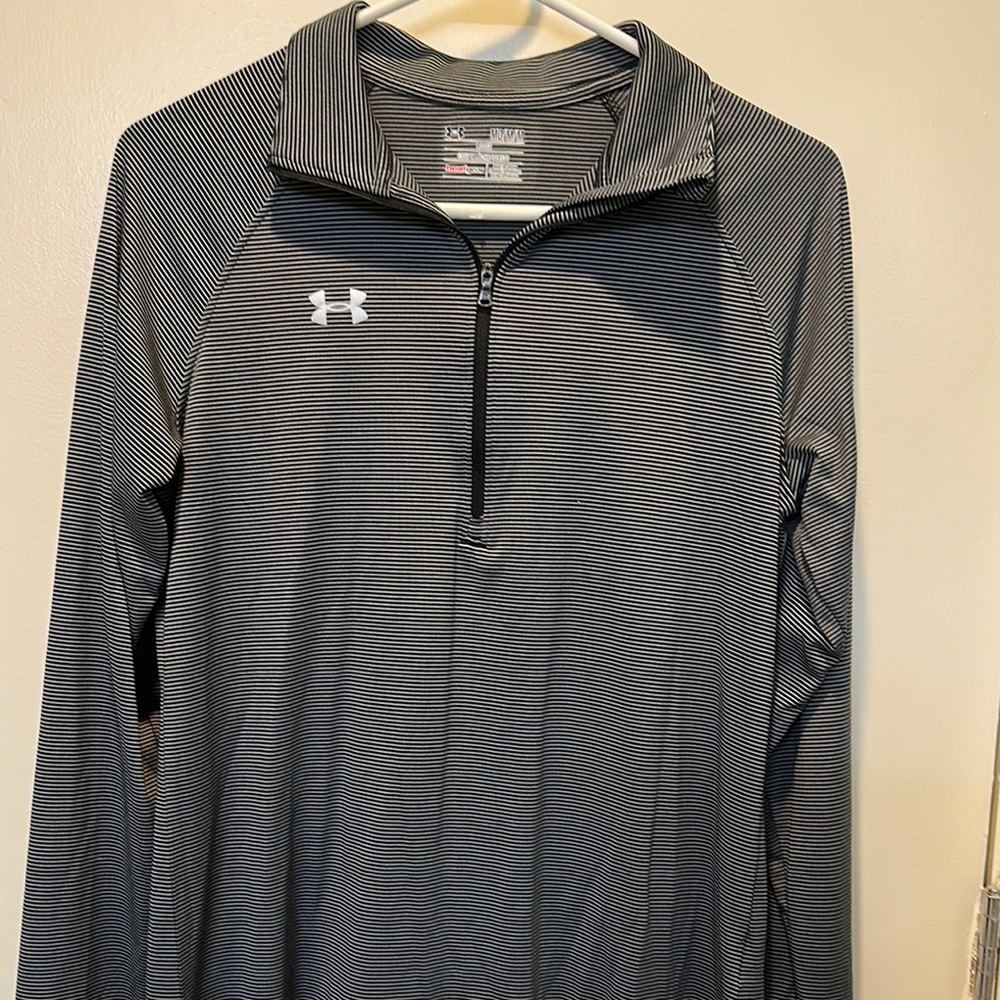Under Armour Men's Striped Gray Jacket